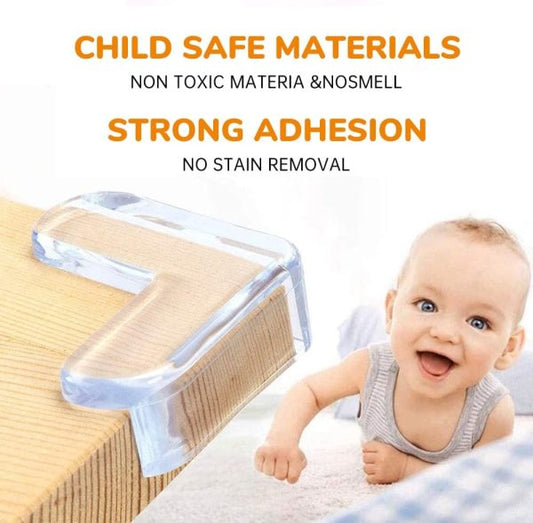 4pcs Set Child Protection Angle Corner Protector Baby Safety Corner Protector- Silicone Table Protector Cover