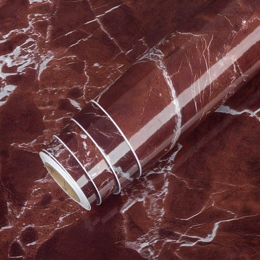 Marble Sheet Contact Paper For Countertop Faux Granite Wallpaper Covers Counter Top Peel And Stick Waterproof Wallpaper For Decor Kitchen Cabinets Island Table Furniture Wall