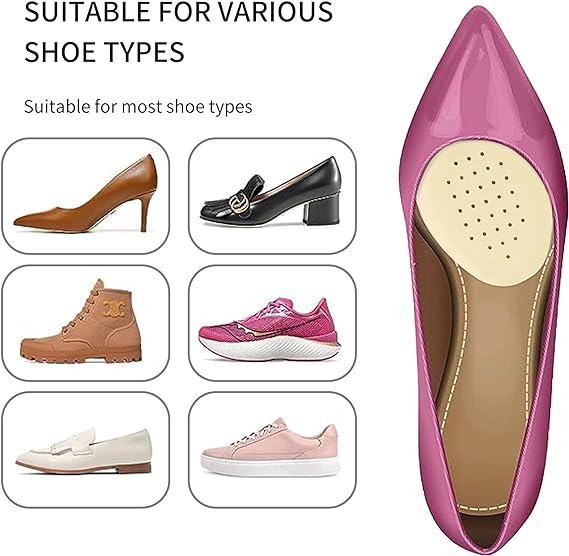 Silicone Anti-slip Pads For High Heels | Silicone Pain Relief Heel Pad | Women Shoes Cushion Foot Inserts Insoles Pads (2pcs)