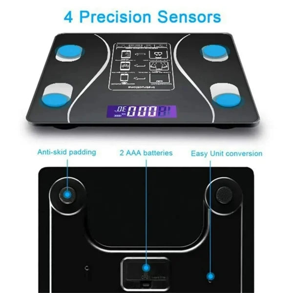 Smart Wireless Bluetooth Digital Weight Scale